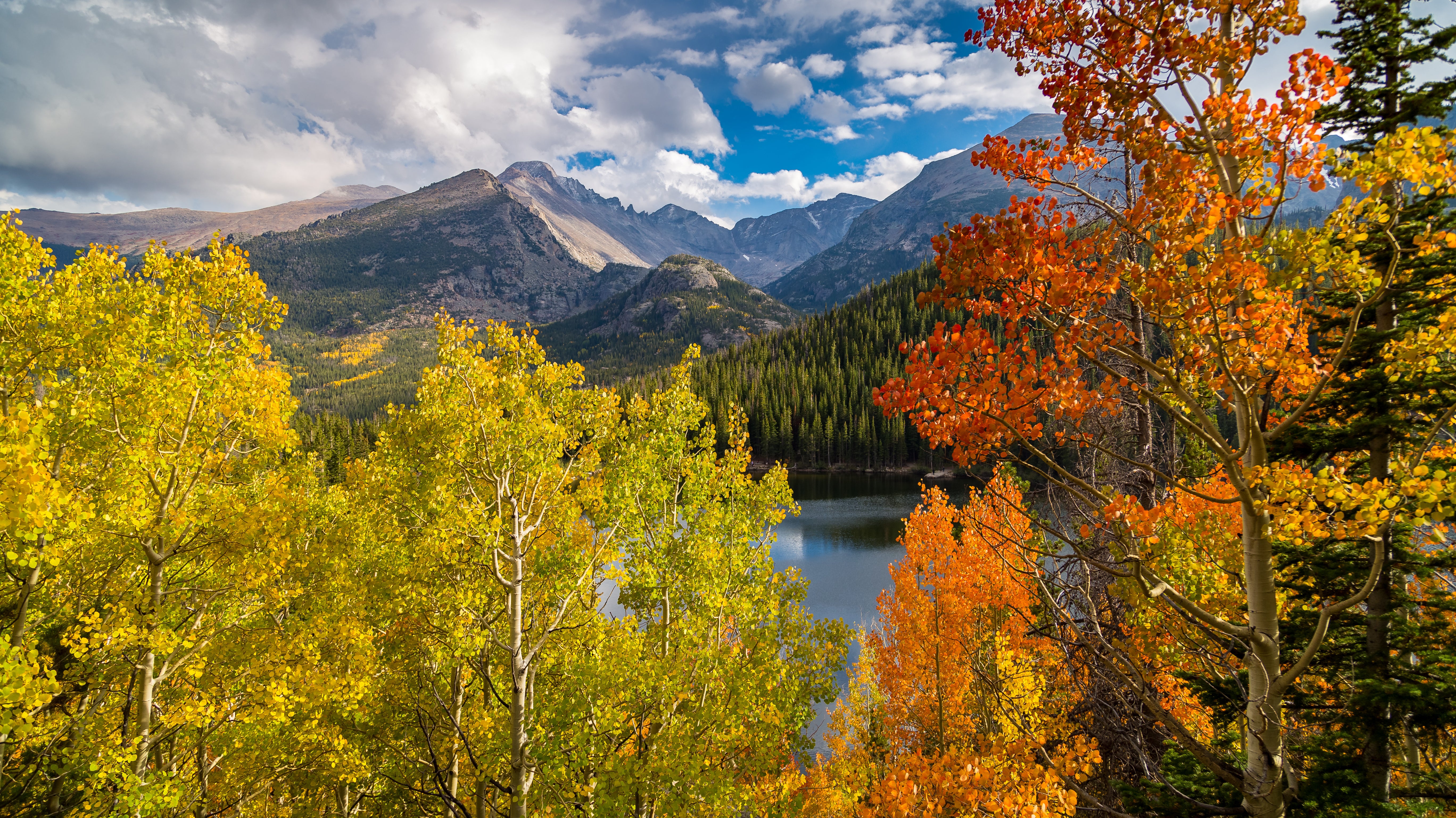 fall-landscape-of-aspen-colorado-above-bear-lake-with-view-of-longs-peak