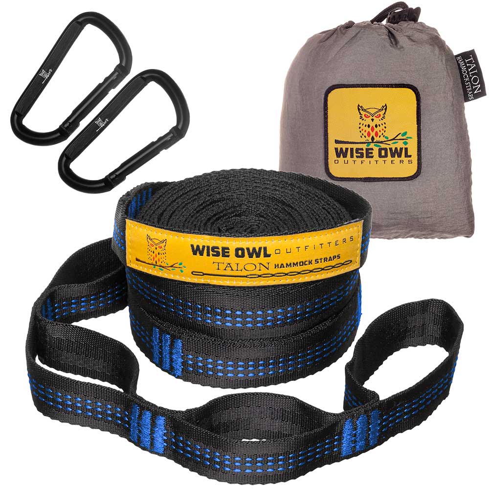 Use our hammock straps with Wise Owl hammocks.