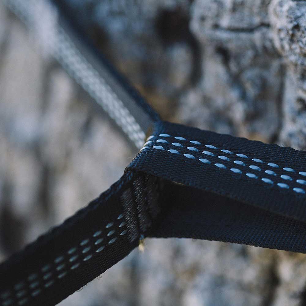 Set up your hammock using hammock straps from Wise Owl.