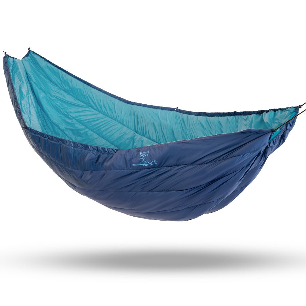 Use a hammock underquilt for winter camping.
