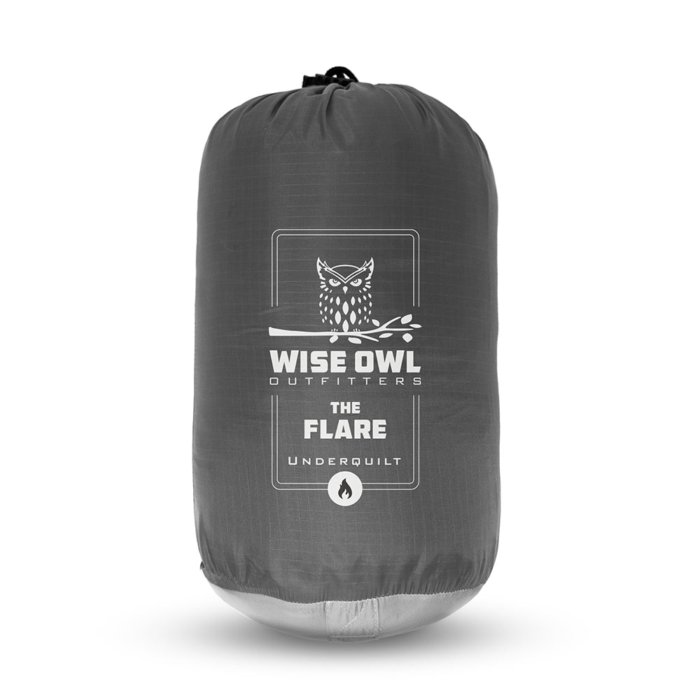 Warm up from the cold with a hammock underquilt.