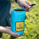 Relax in a portable hammock during camping trips.