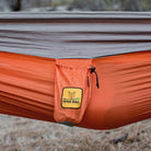 Use a portable hammock to relax while backpacking.