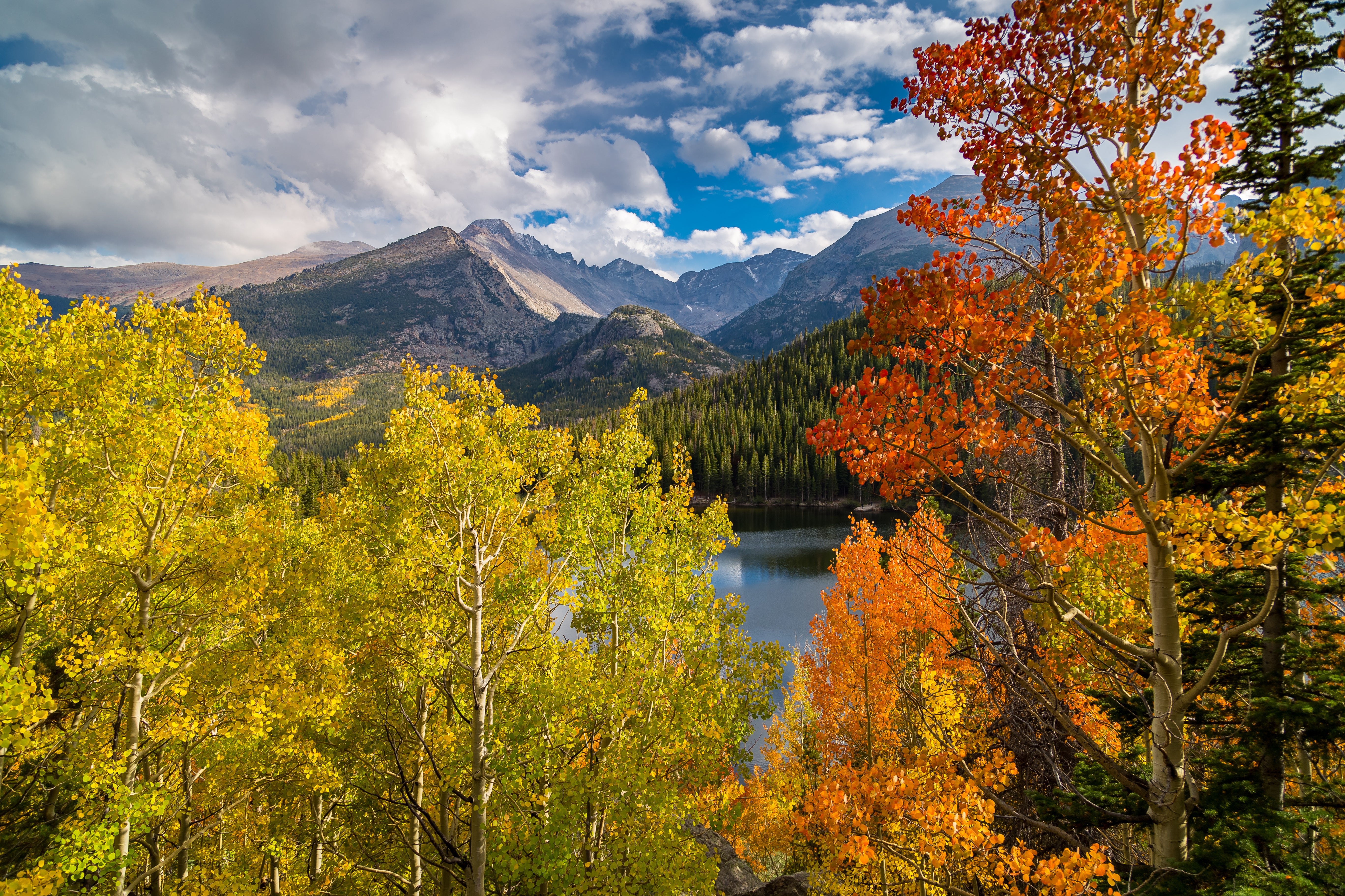 fall-landscape-of-aspen-colorado-above-bear-lake-with-view-of-longs-peak