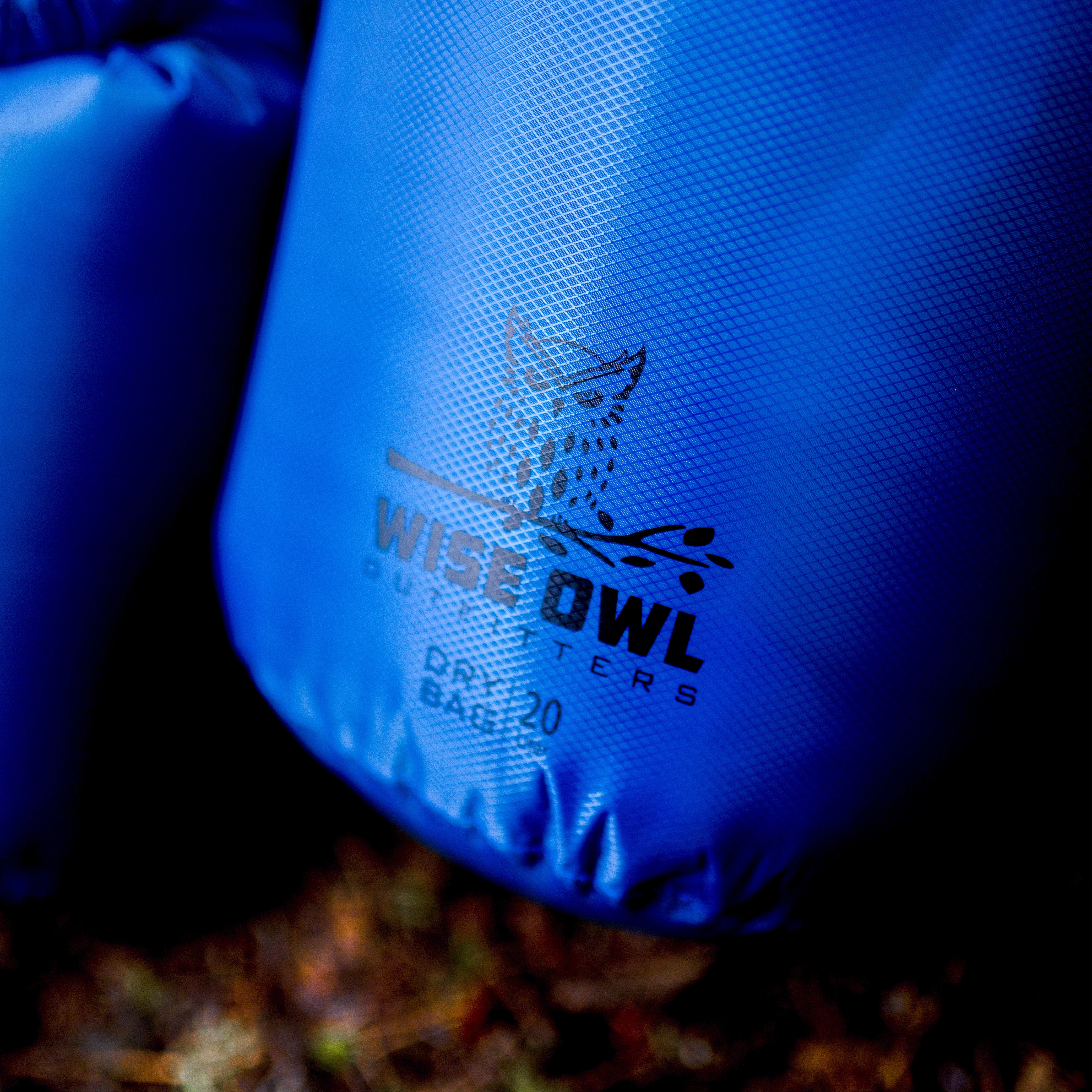 Blue Dry Bag Closeup