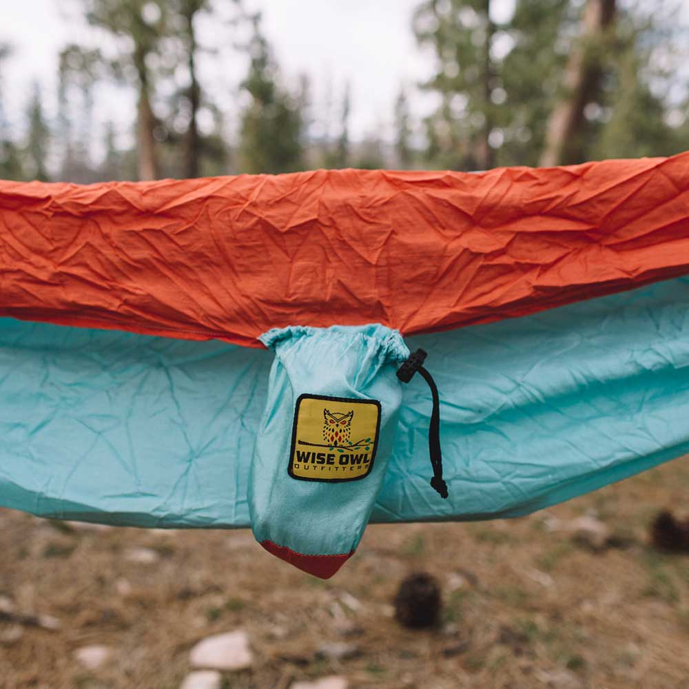 Cloud Blue & Tangerine kids hammock