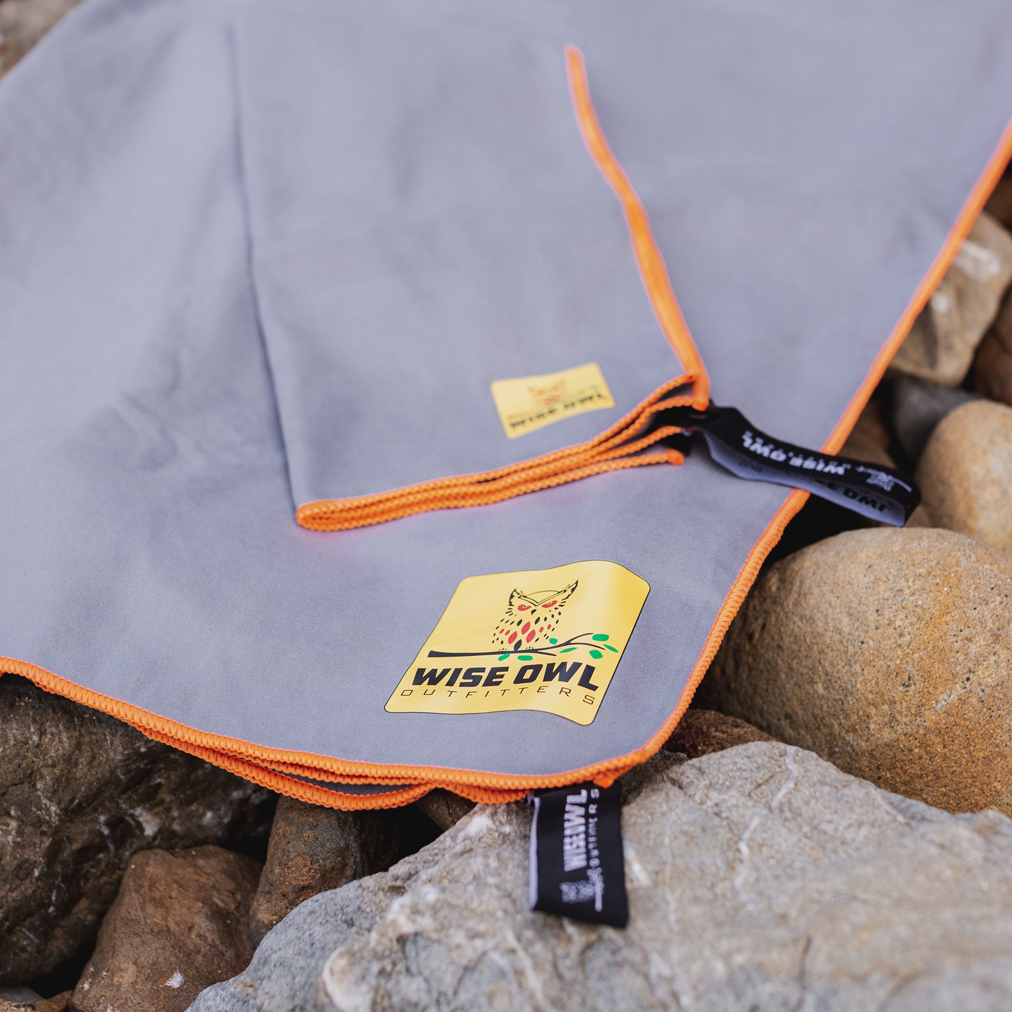 Grey Camping Towel