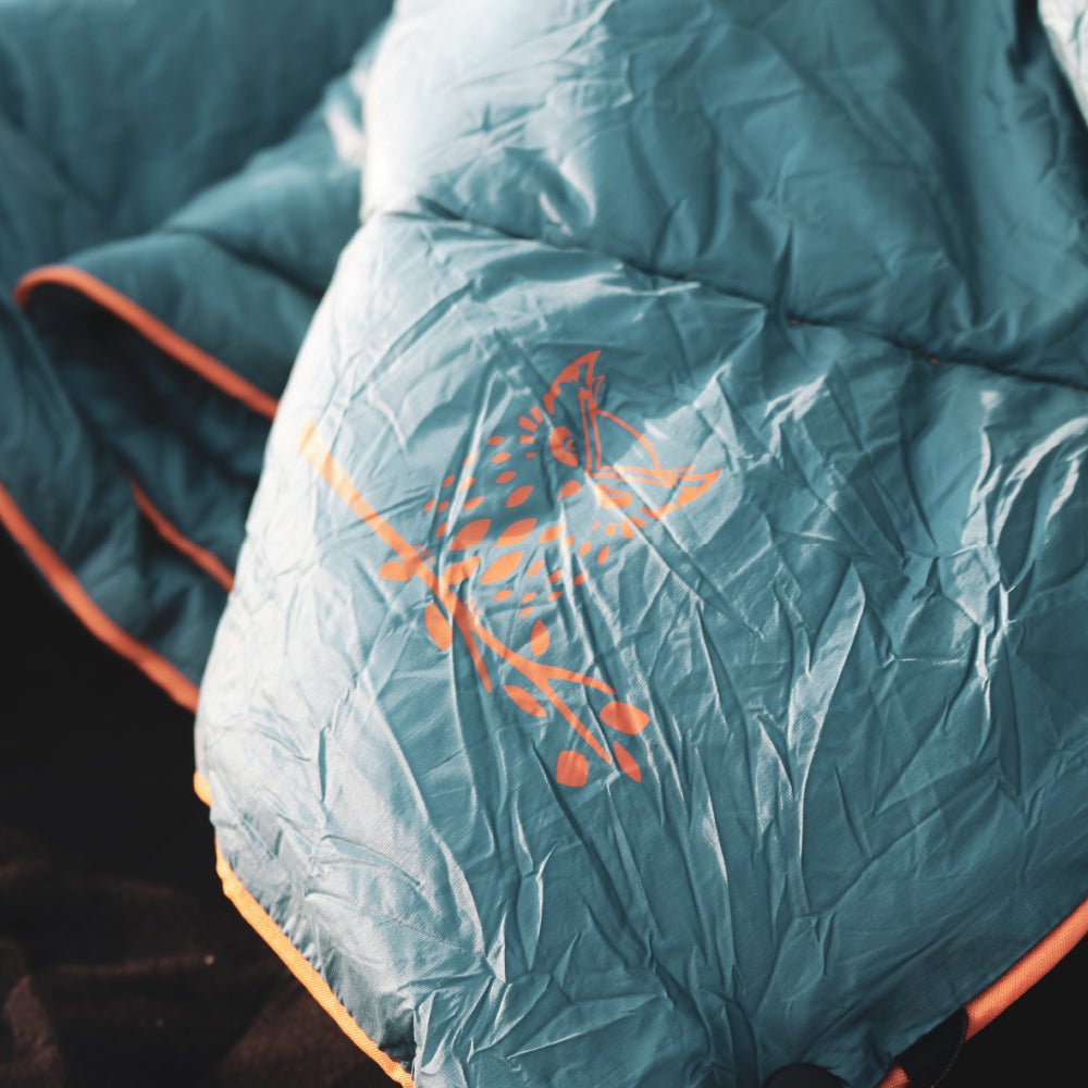 Our Wise Owl camping blanket keeps you warm during any outdoor activity.