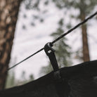Keep bugs out using a hammock bug net with your camping hammock.